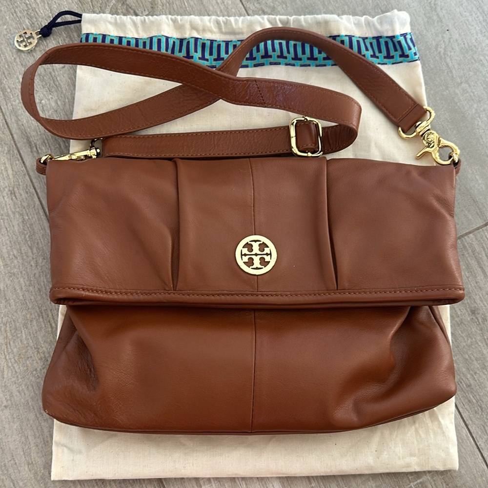 Tory Burch Fold Over Messenger Bag